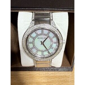 NEW -Michael Kors Women's MK3311 KerryCrystal Stainless steel Watch $275.00 Tag